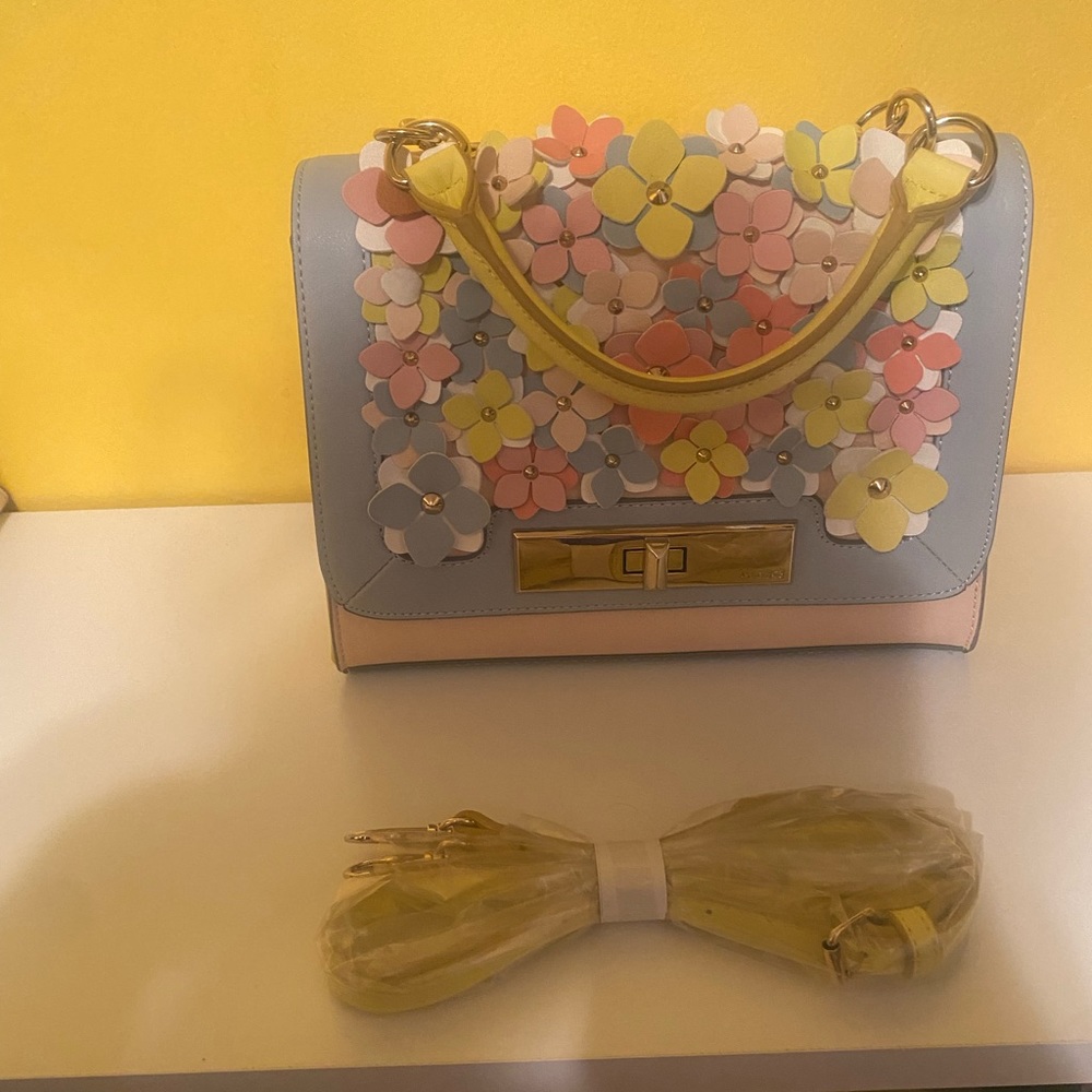 ALDO 3D Pastel Flower Handbag